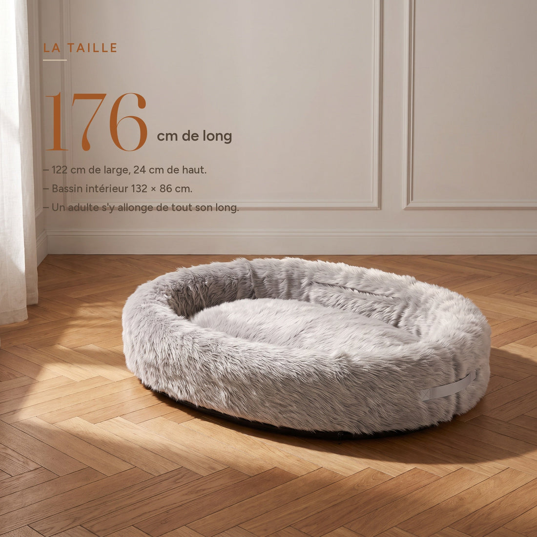 Mesure des dimensions d'un couchage pour chien